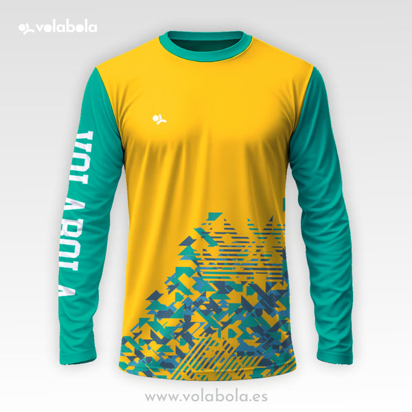 Camiseta Manga Larga Pro Volley – Brasil