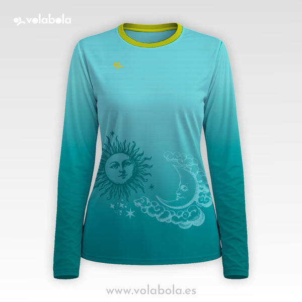 Camiseta Manga Larga Pro Volley Mujer – Luna y Sol