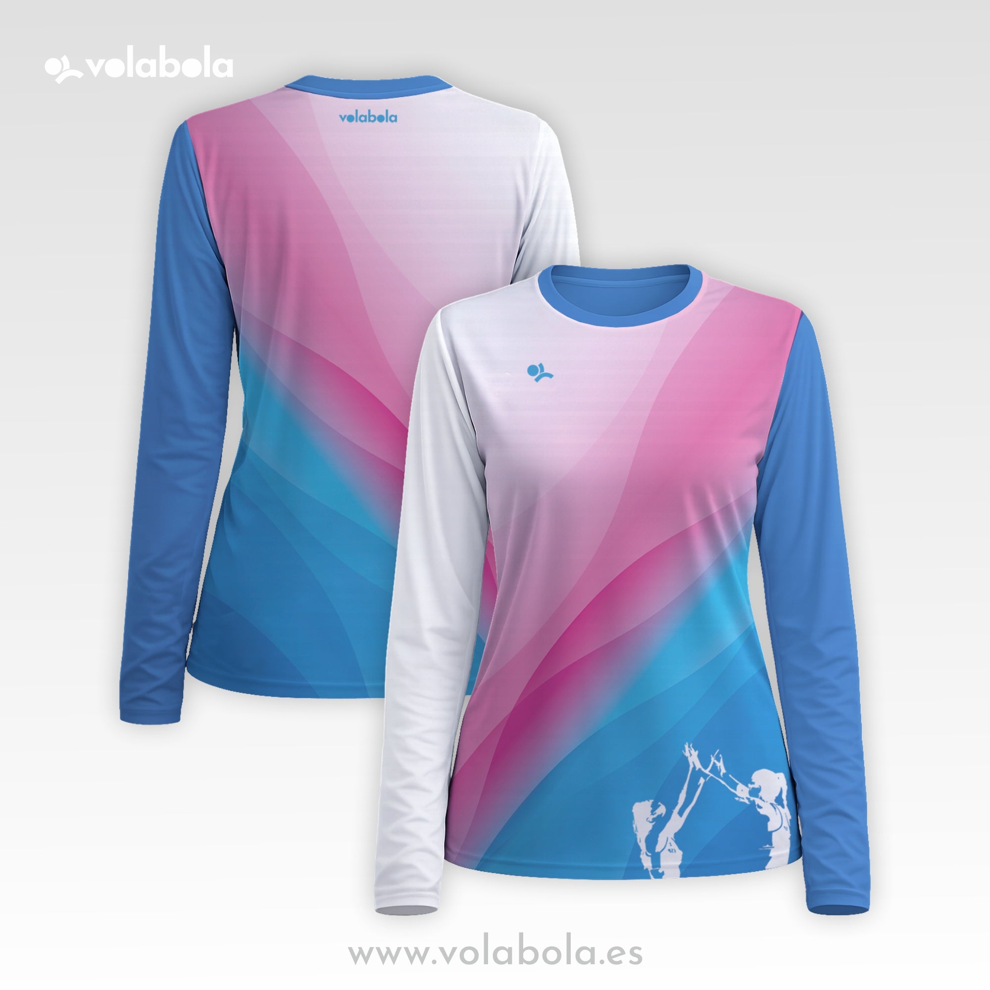 Camiseta Manga Larga Pro Volley Mujer - NAZA x AINA