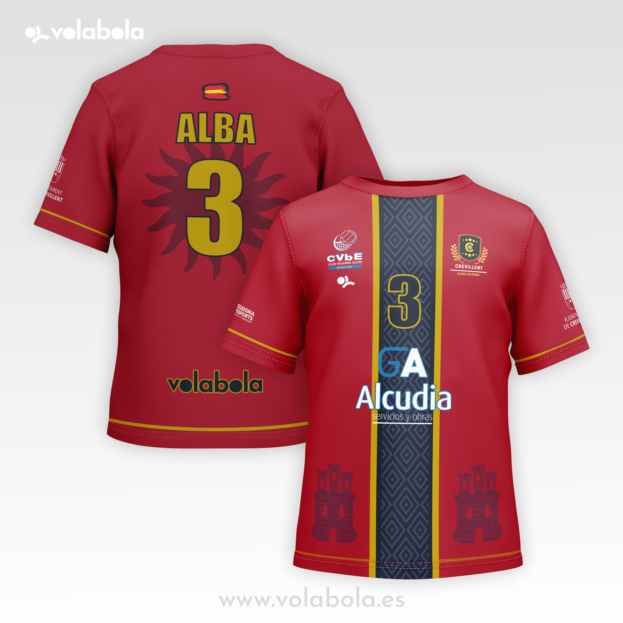 Camiseta Líbero Masculino VOLEIBOL CREVILLENTE 25/26