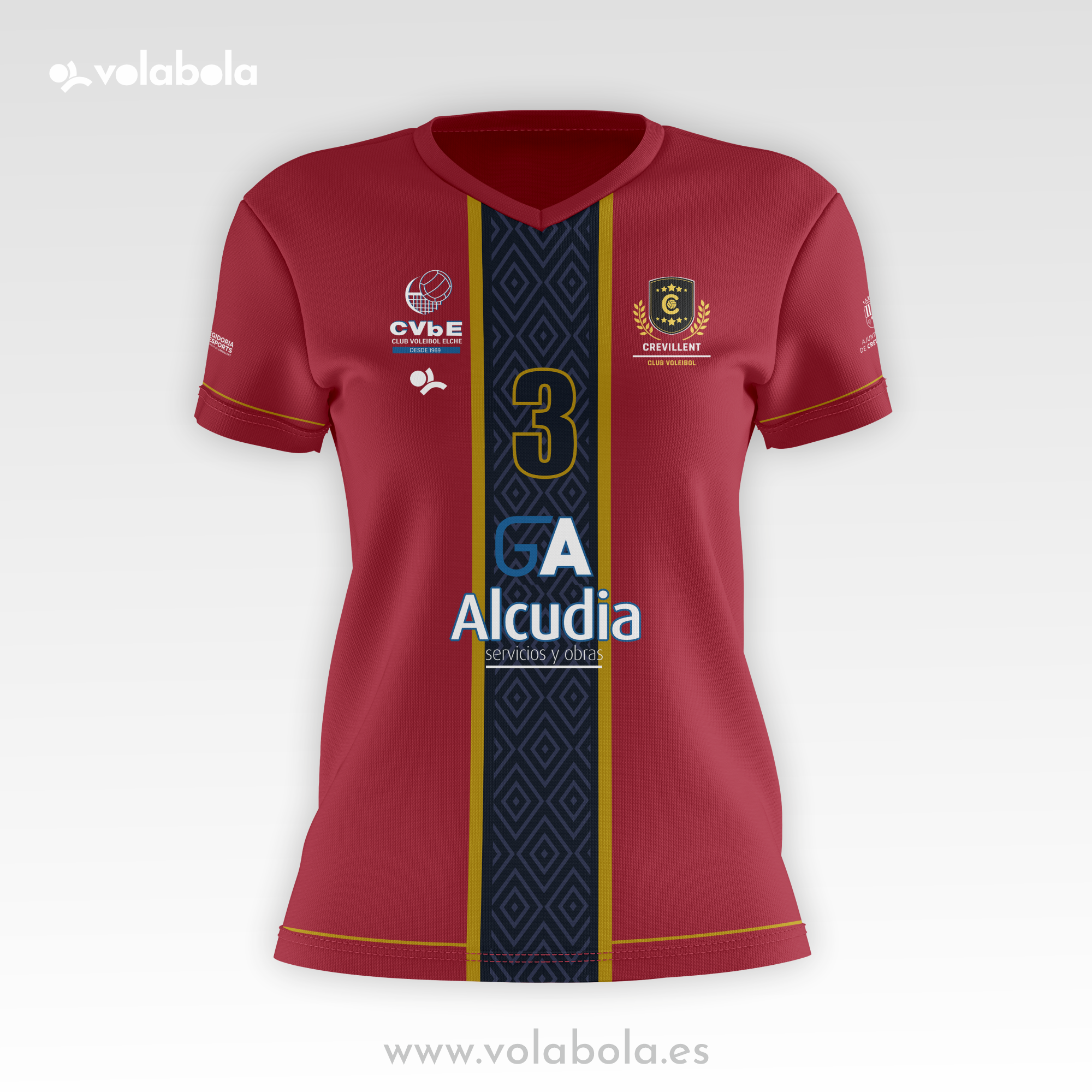 Camiseta Líbero Femenino VOLEIBOL CREVILLENTE 25/26