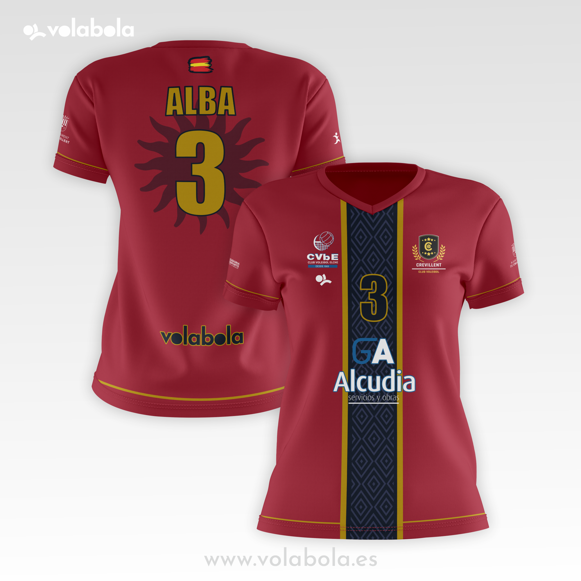 Camiseta Líbero Femenino VOLEIBOL CREVILLENTE 25/26