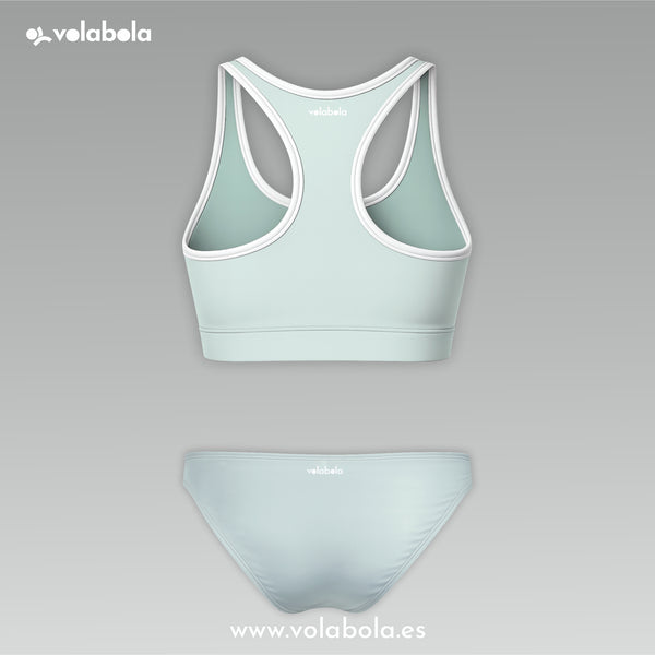 Conjunto Bikini Clásico Pro Volley - Hint of mint