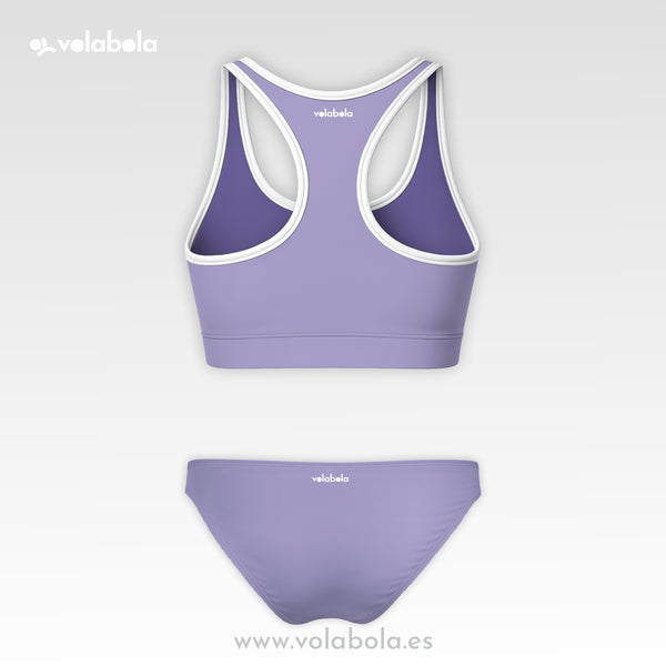 Conjunto Bikini Clásico Pro Volley - Lavender