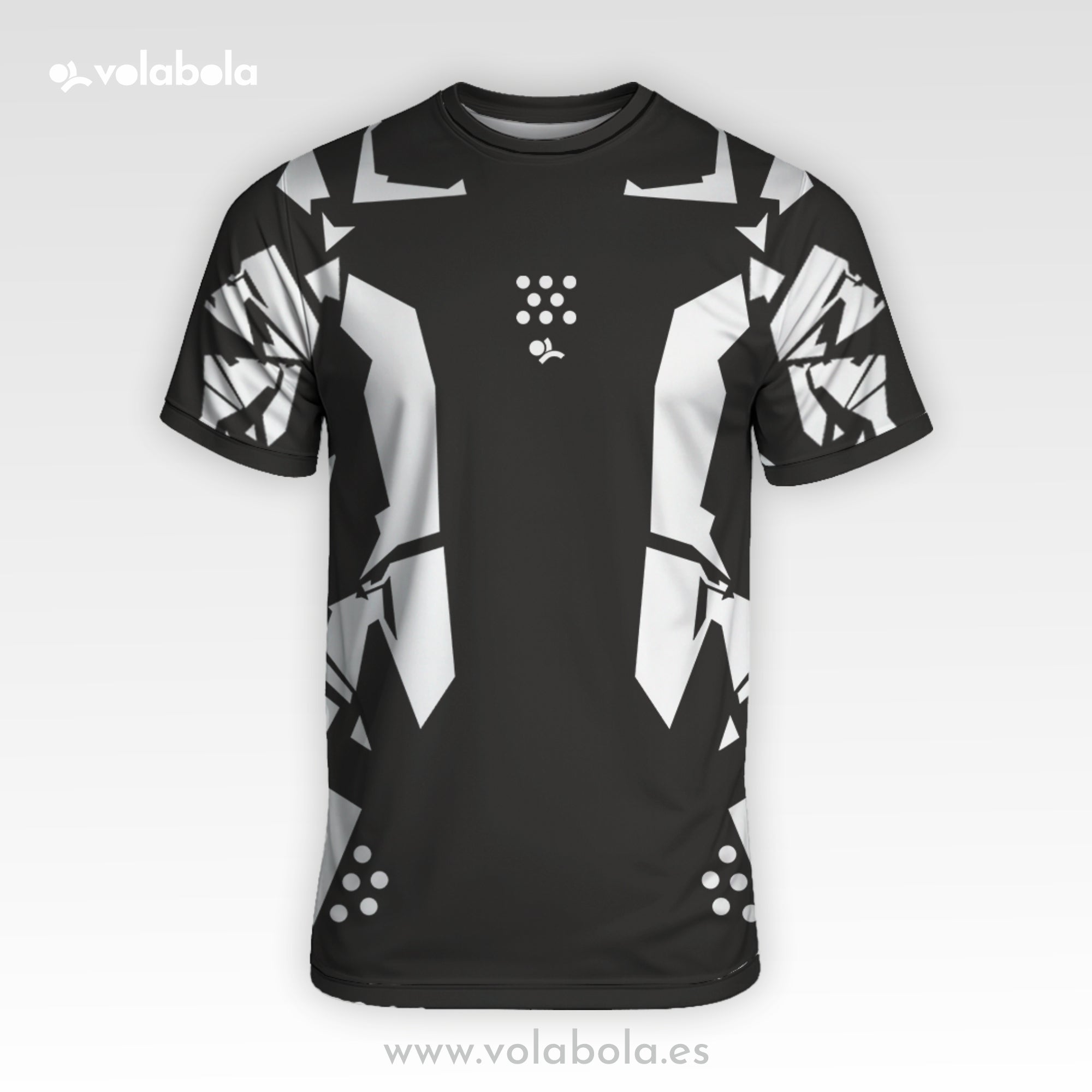 Camiseta Manga Corta Pro Volley Hombre – Future Black