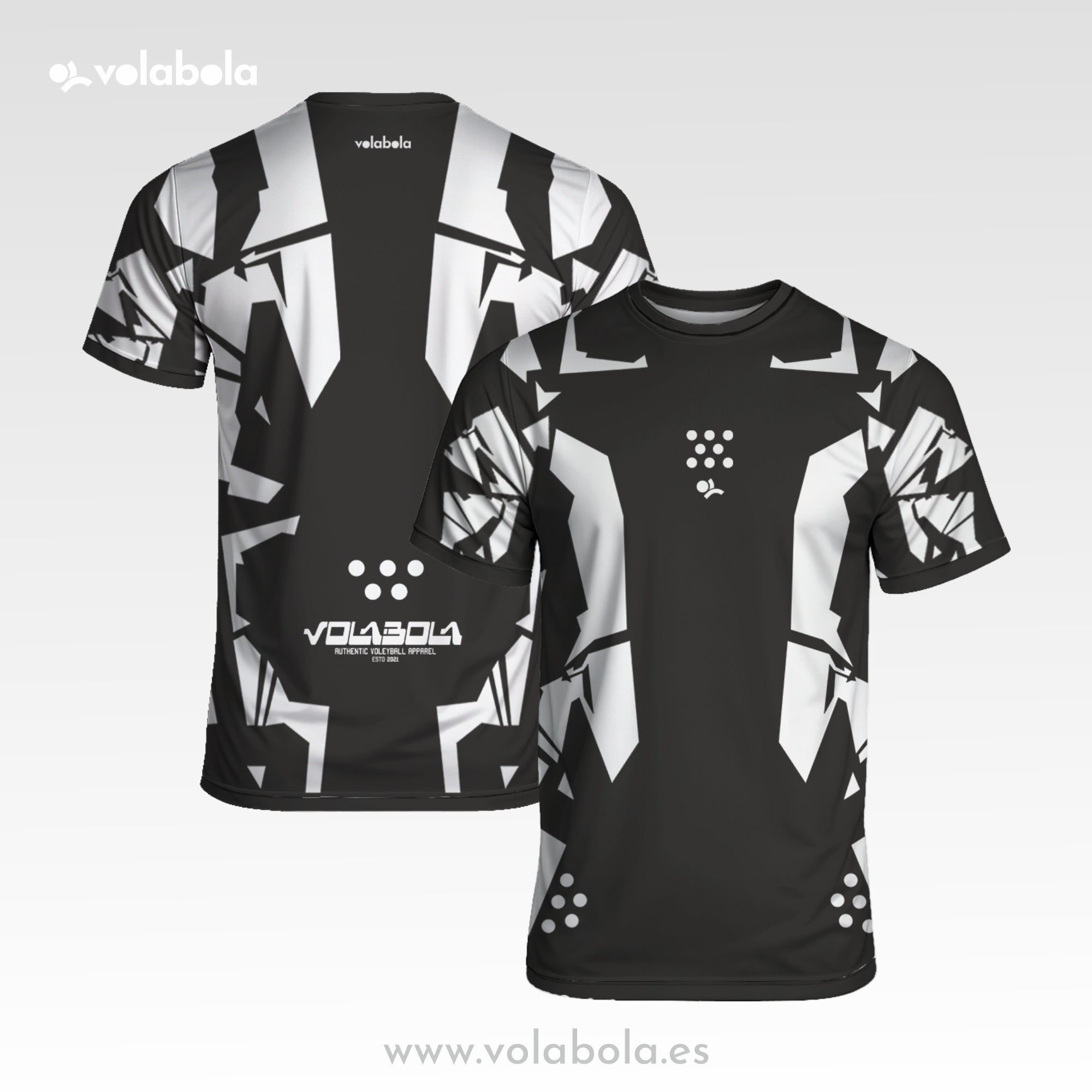 Camiseta Manga Corta Pro Volley Hombre – Future Black