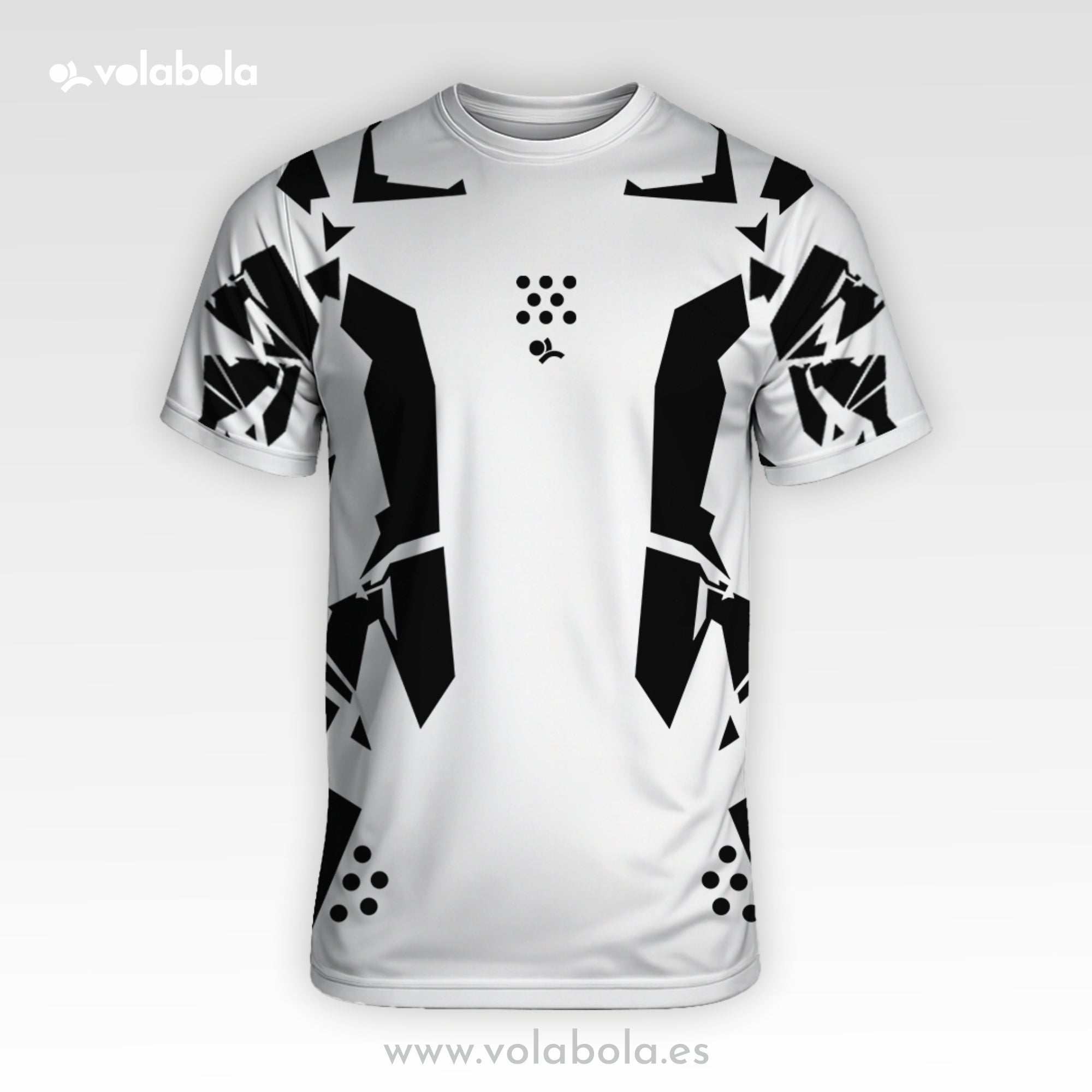 Camiseta Manga Corta Pro Volley Hombre – Future White