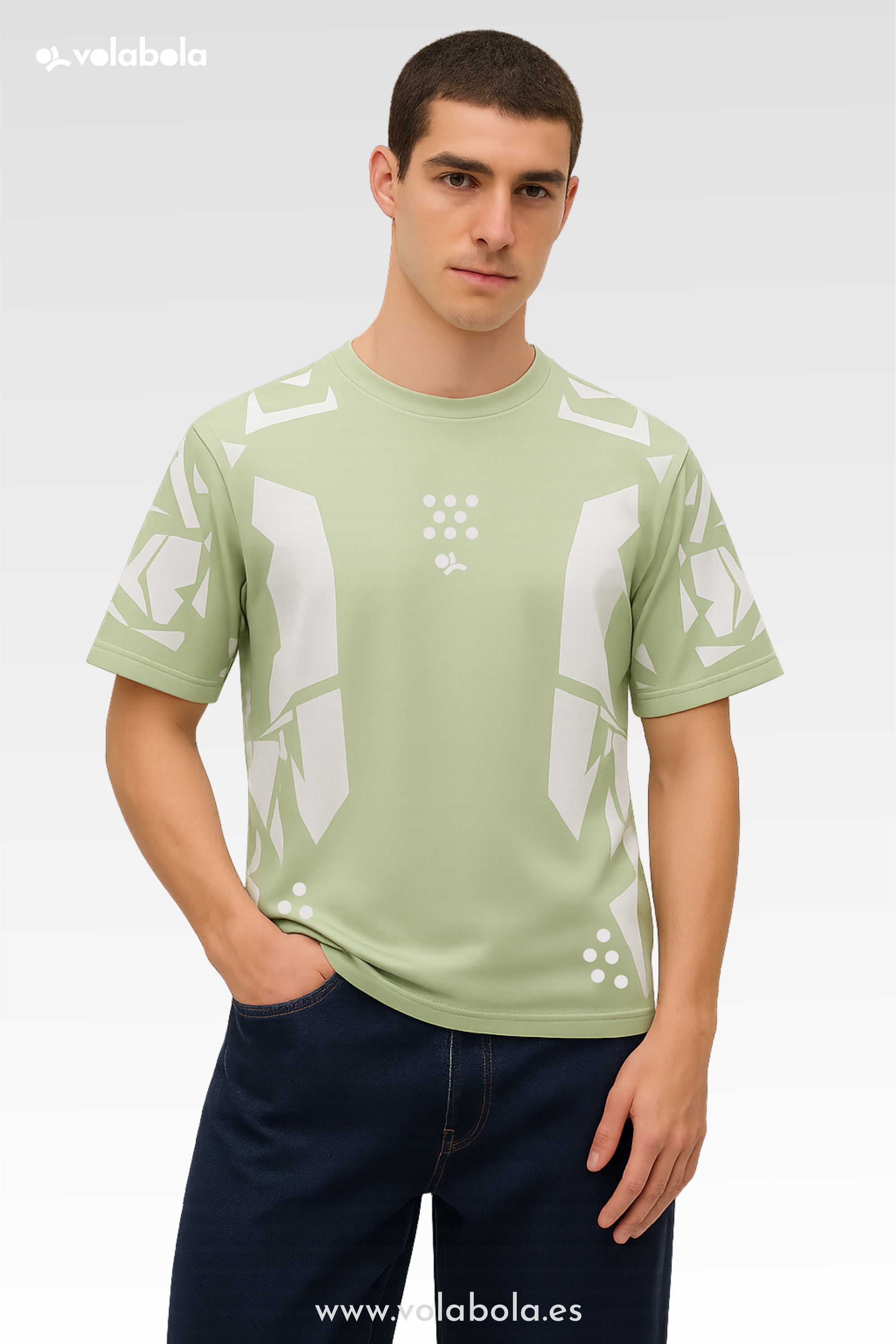 Camiseta técnica voleibol manga corta unisex – Future Mist