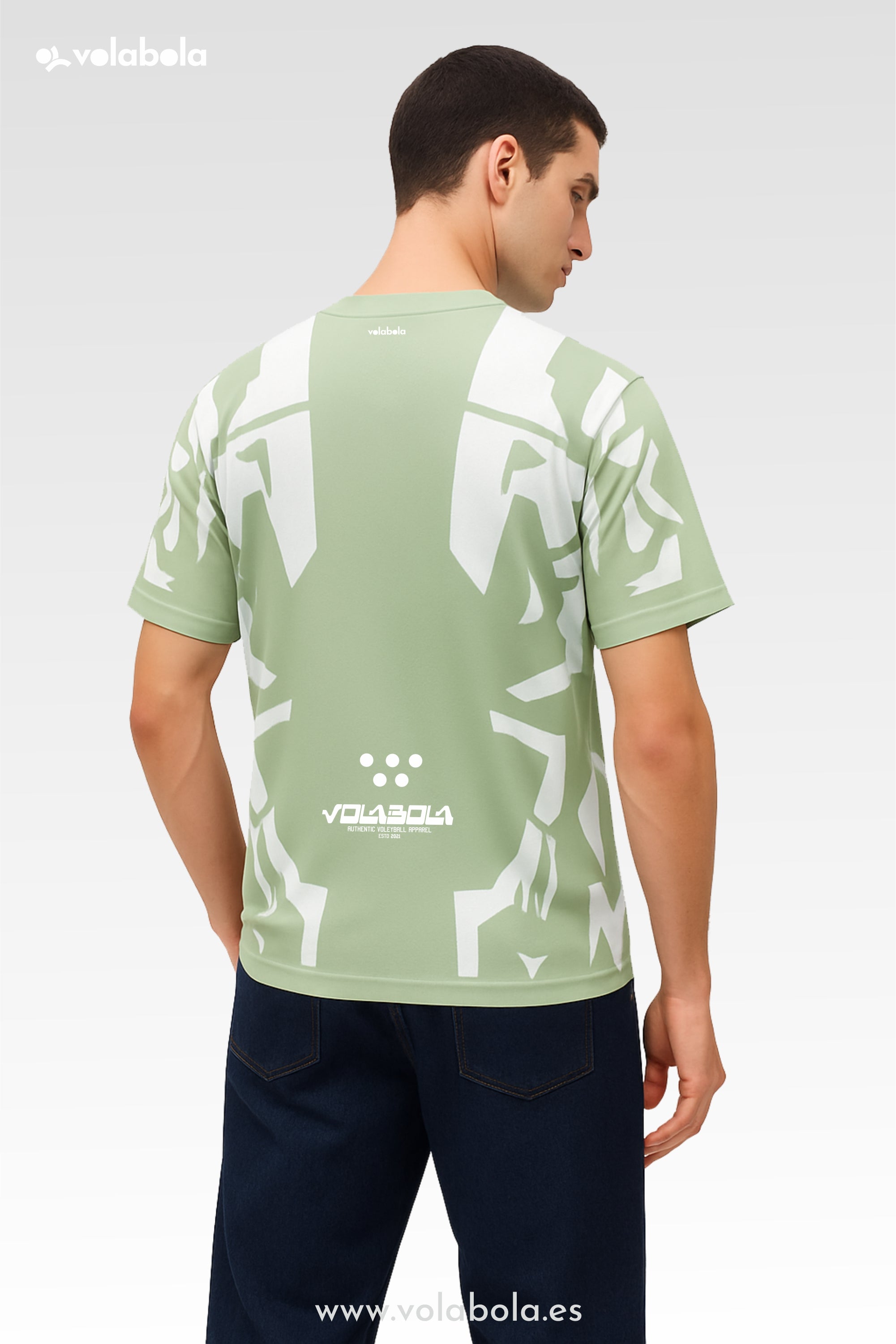 Camiseta técnica voleibol manga corta unisex – Future Mist