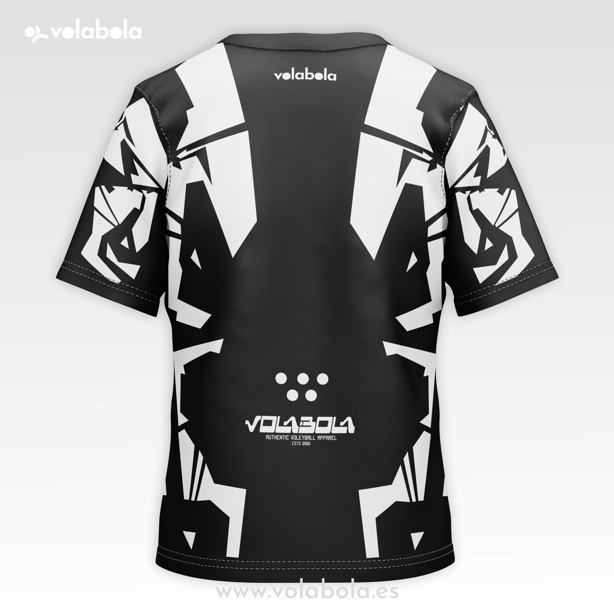 Camiseta técnica voleibol manga corta unisex – Future Black