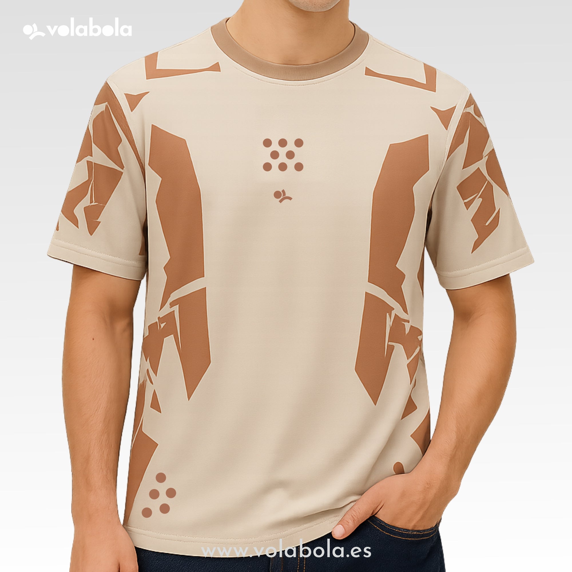 Camiseta técnica voleibol manga corta unisex – Future Sand