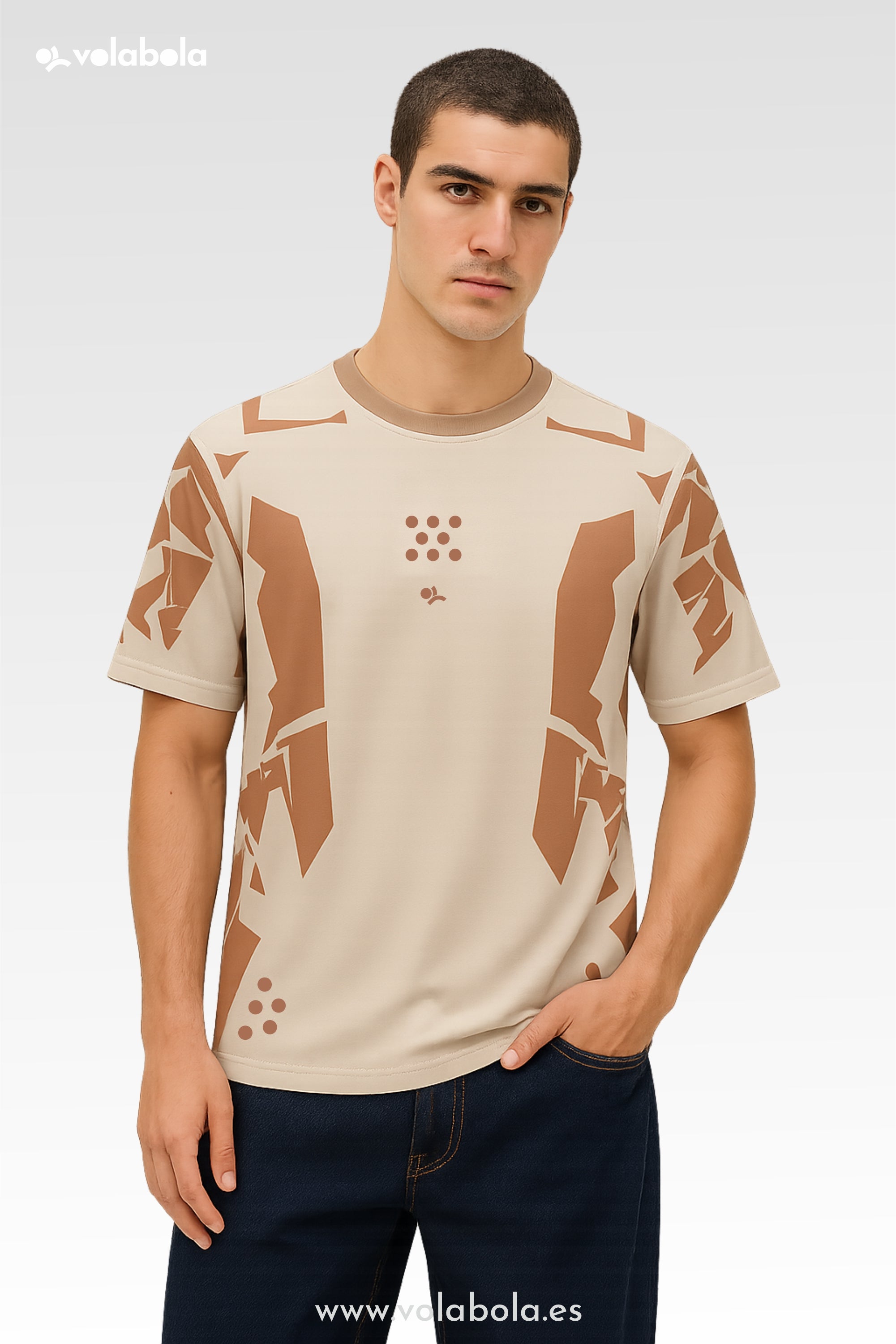 Camiseta técnica voleibol manga corta unisex – Future Sand