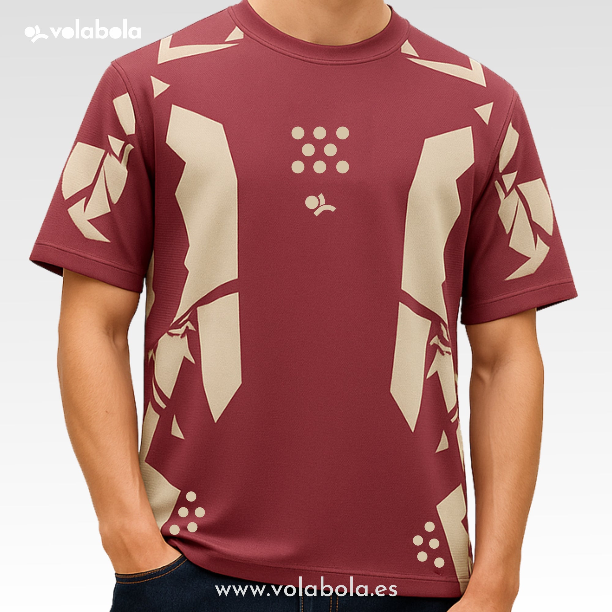 Camiseta técnica voleibol manga corta unisex – Future Tile