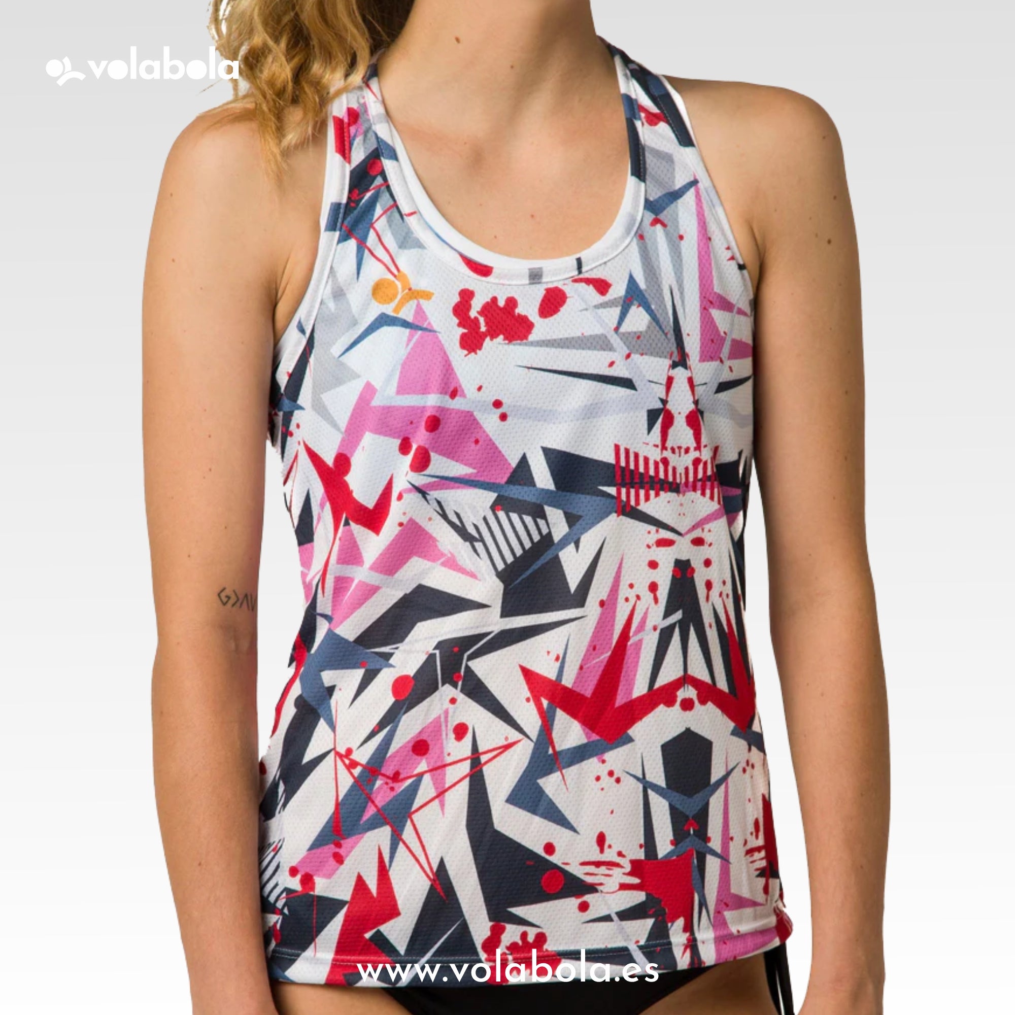 Camiseta tirantes mujer - Graffiti