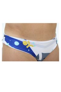 Braguita bikini pro volley - Blue graffiti