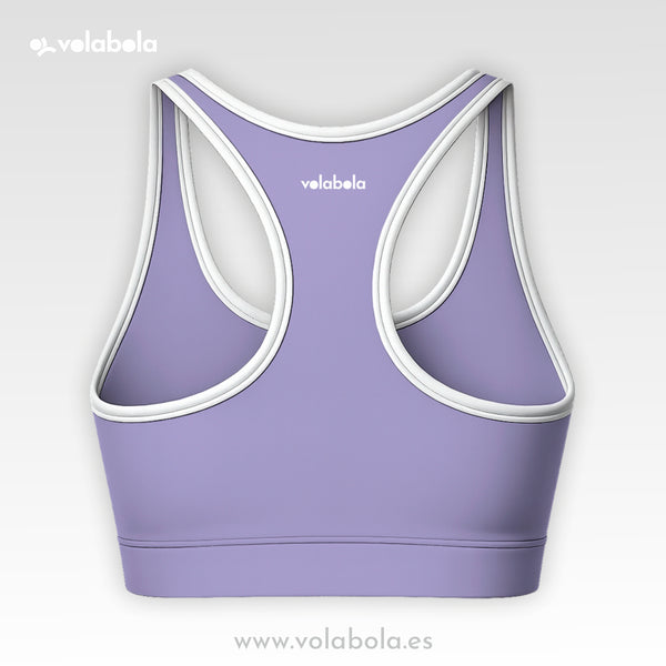 Top Bikini Clásico Pro Volley – Lavender