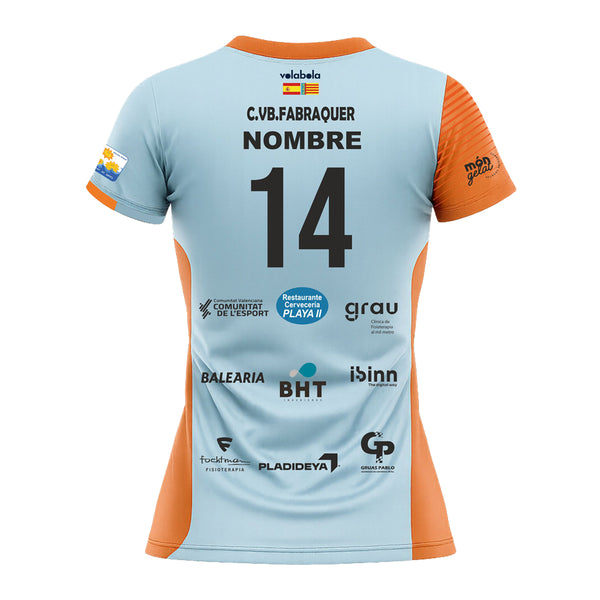 Camiseta Juego Líbero Mujer Azul CV Fabraquer El Campello