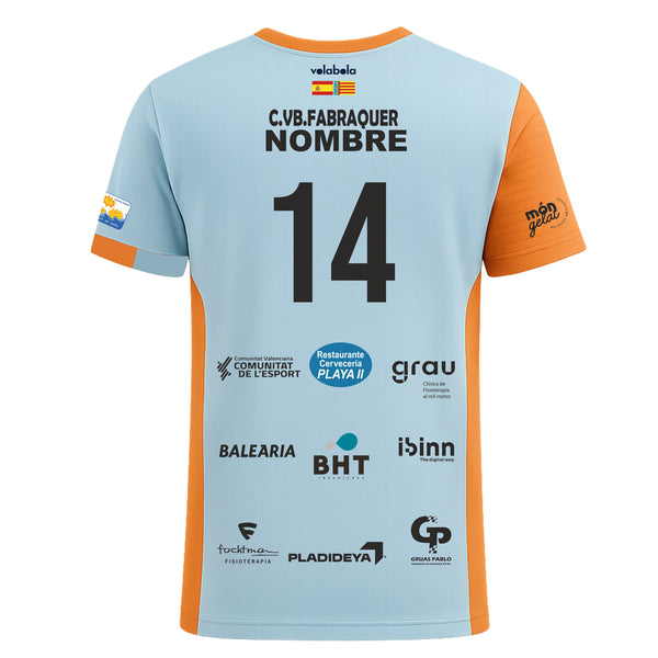 Camiseta Juego Líbero Hombre Azul CV Fabraquer El Campello
