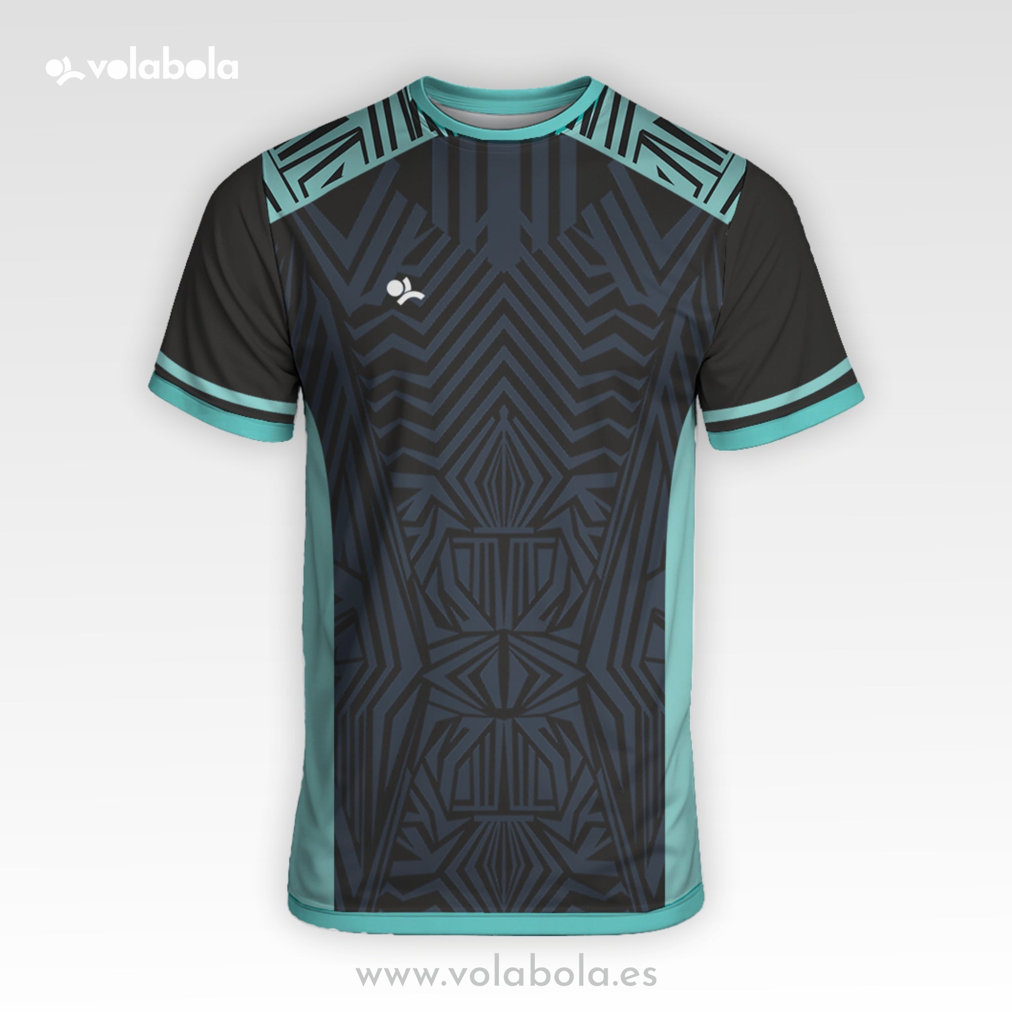 Camiseta Manga Corta Pro Volley Hombre – Luau Menta