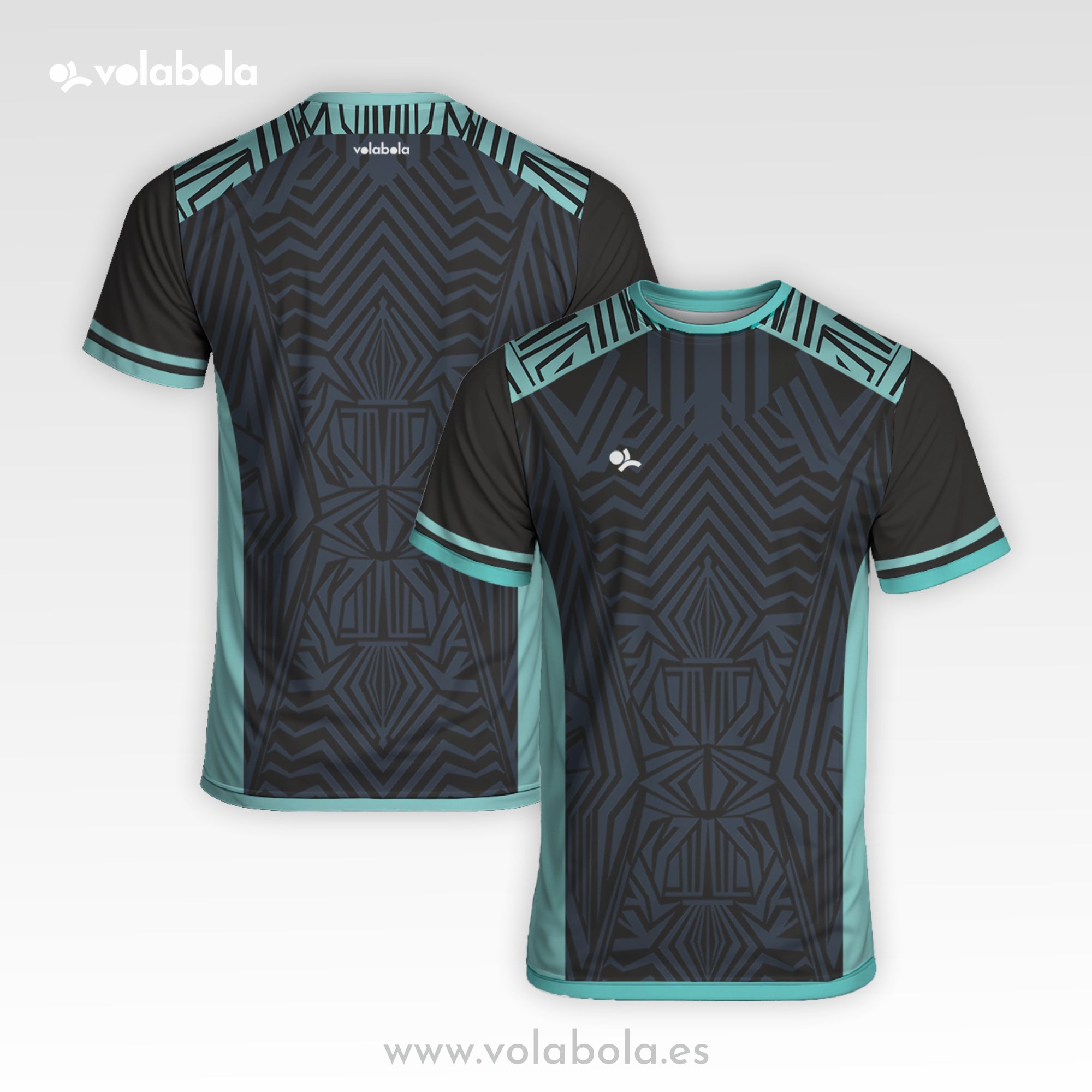 Camiseta Manga Corta Pro Volley Hombre – Luau Menta