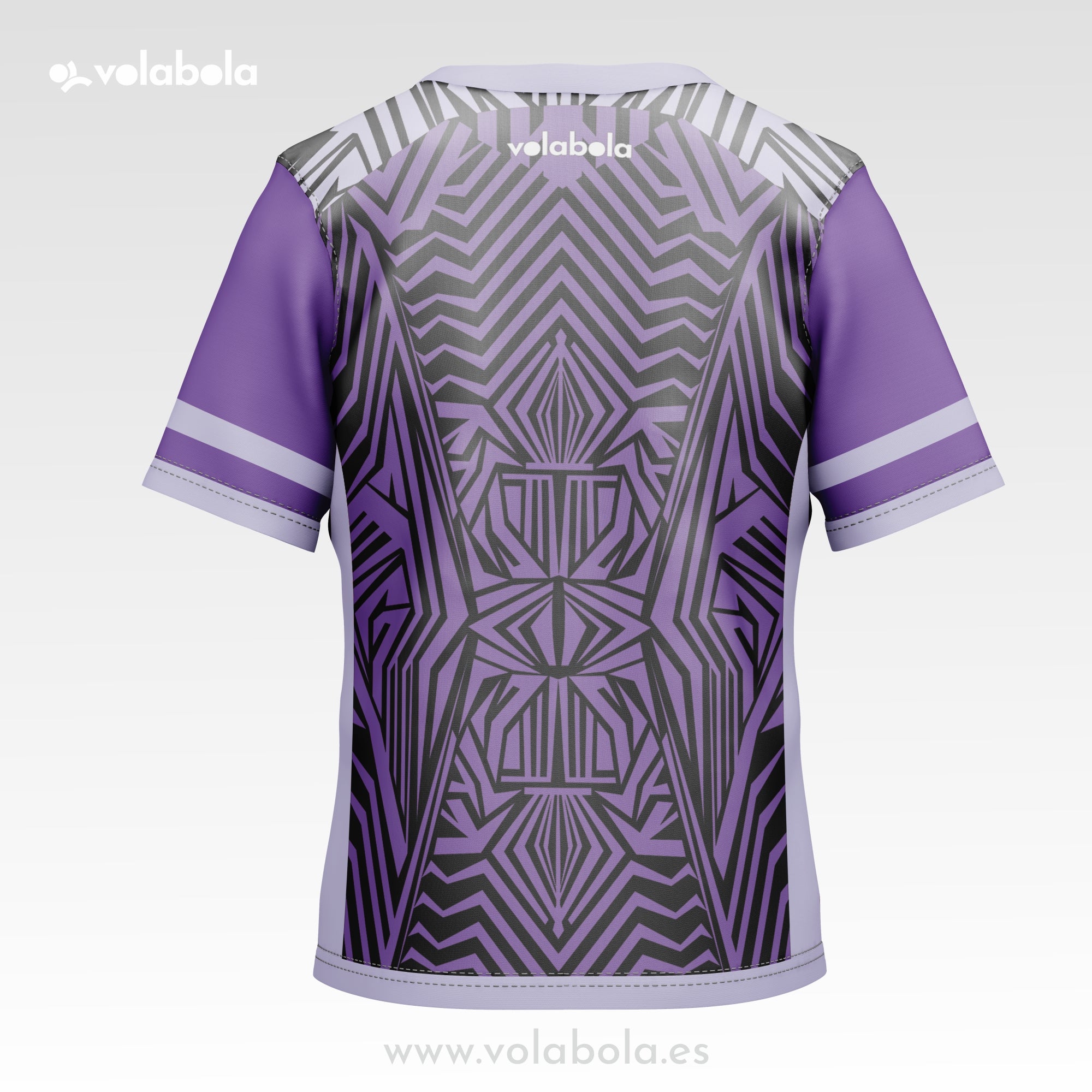 Camiseta técnica deportiva manga corta unisex – Luau Púrpura