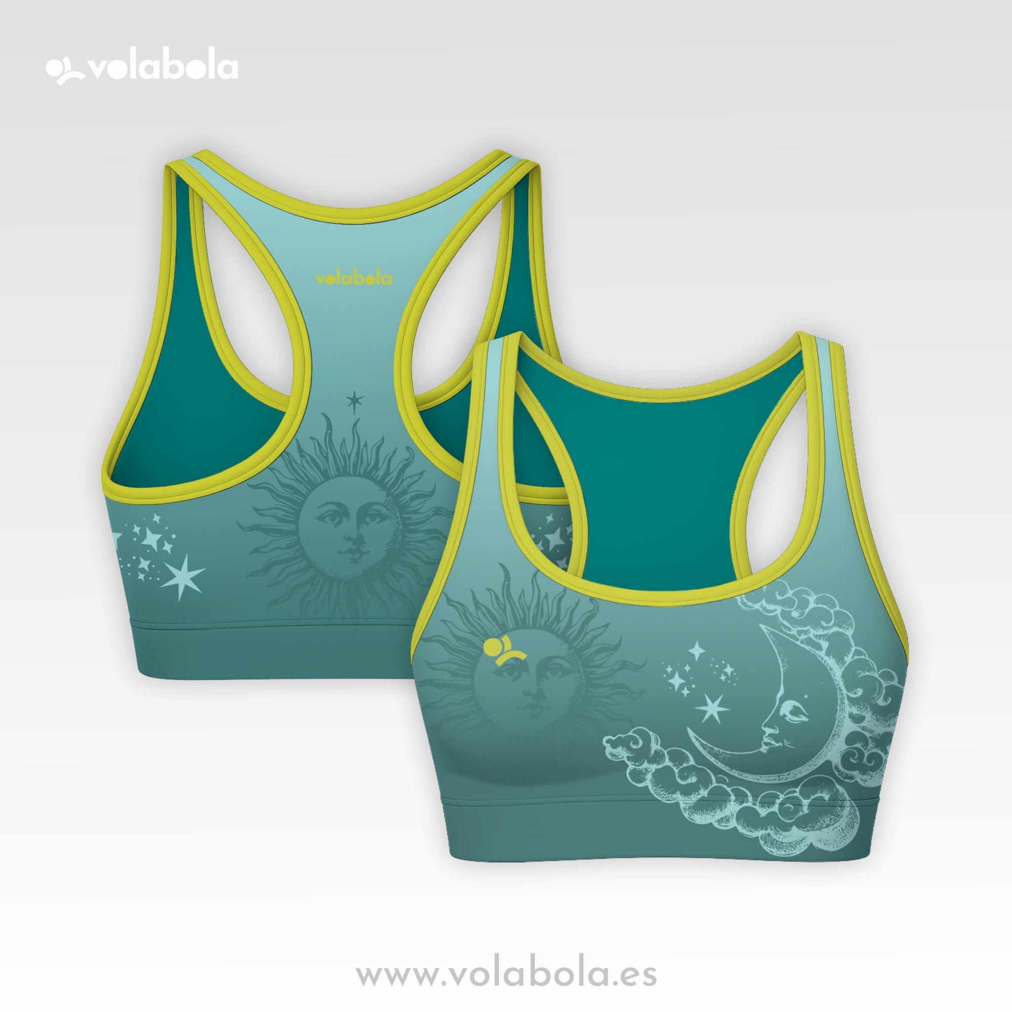 Top Bikini Clásico Pro Volley – Luna y Sol