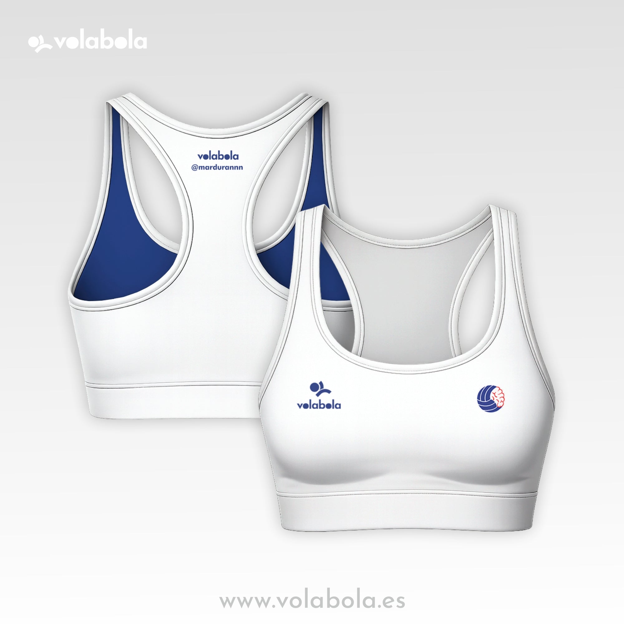 Top Bikini Clásico Pro Volley – Mar Durán