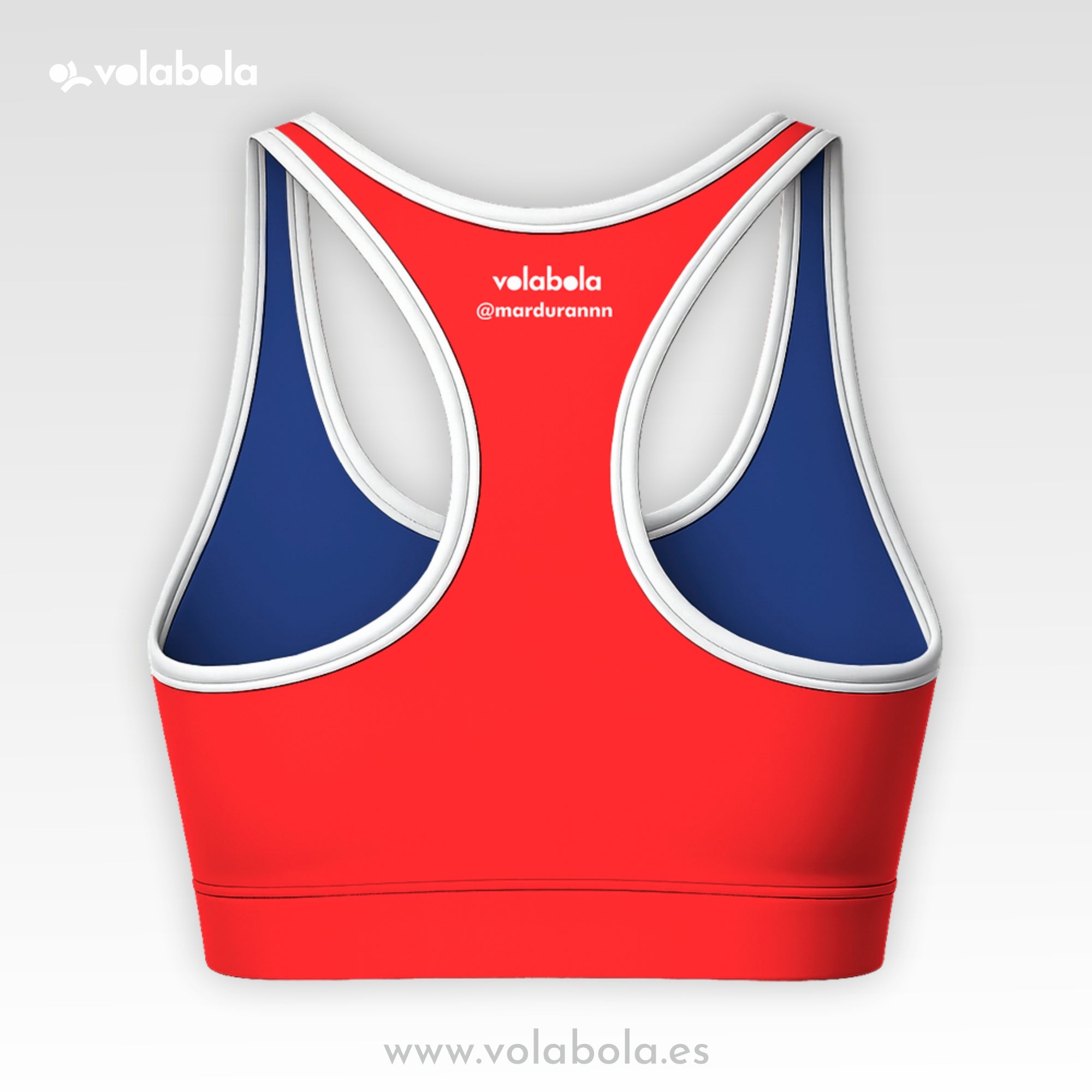 Top Bikini Clásico Pro Volley – Mar Durán