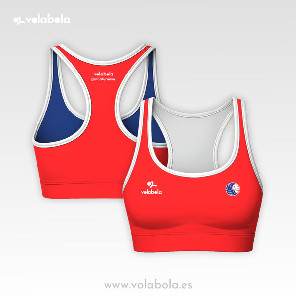 Top Bikini Clásico Pro Volley – Mar Durán