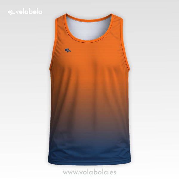 Camiseta Tirantes Pro Volley Hombre – Naranja