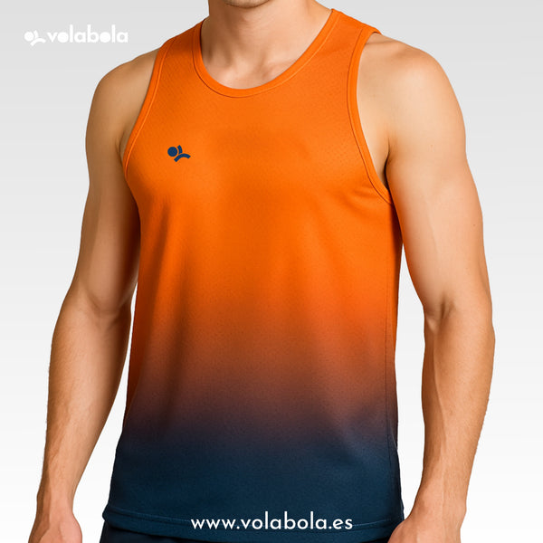 Camiseta de Tirantes Hombre – Naranja