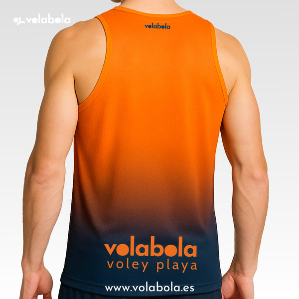 Camiseta de Tirantes Hombre – Naranja