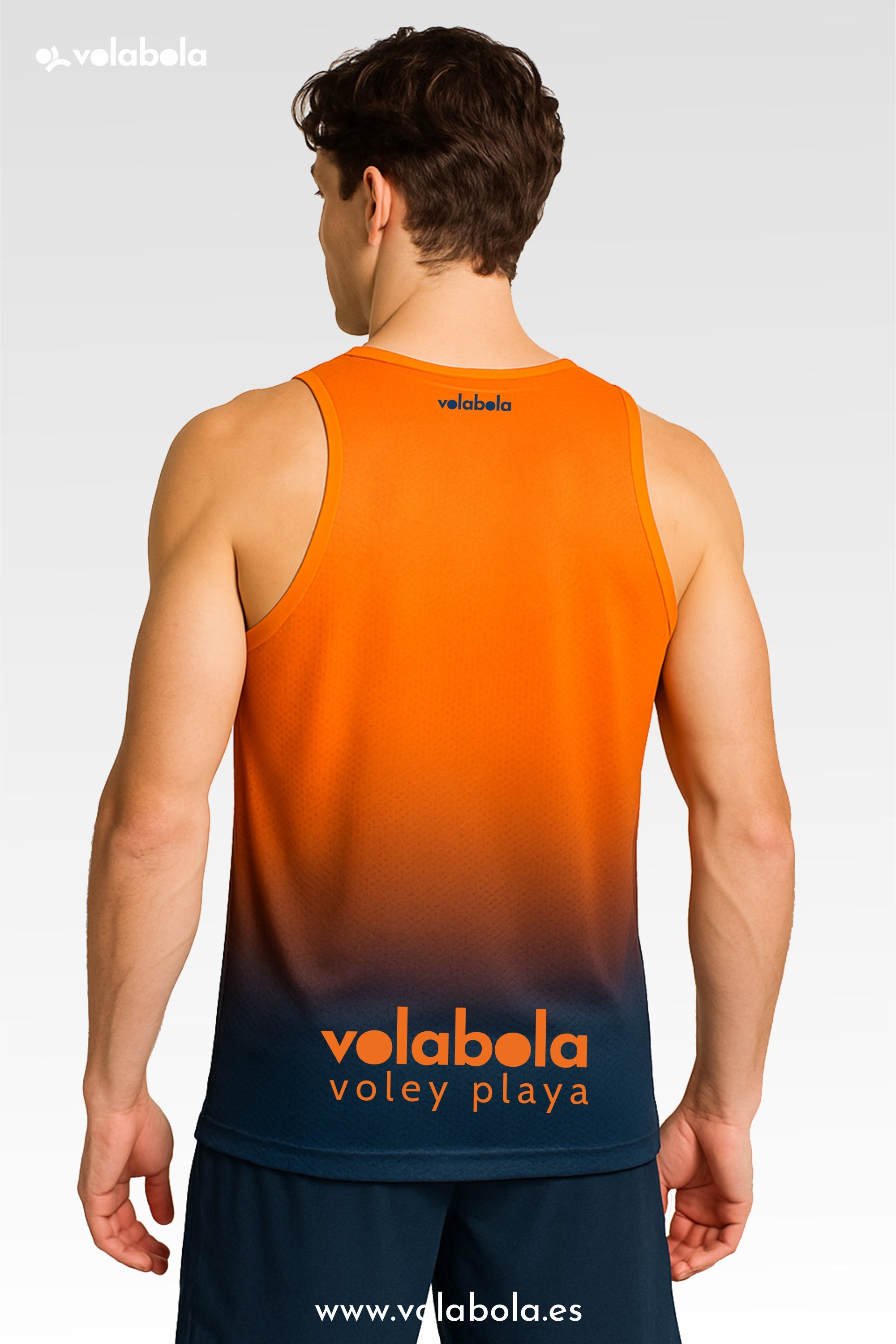 Camiseta de Tirantes Hombre – Naranja