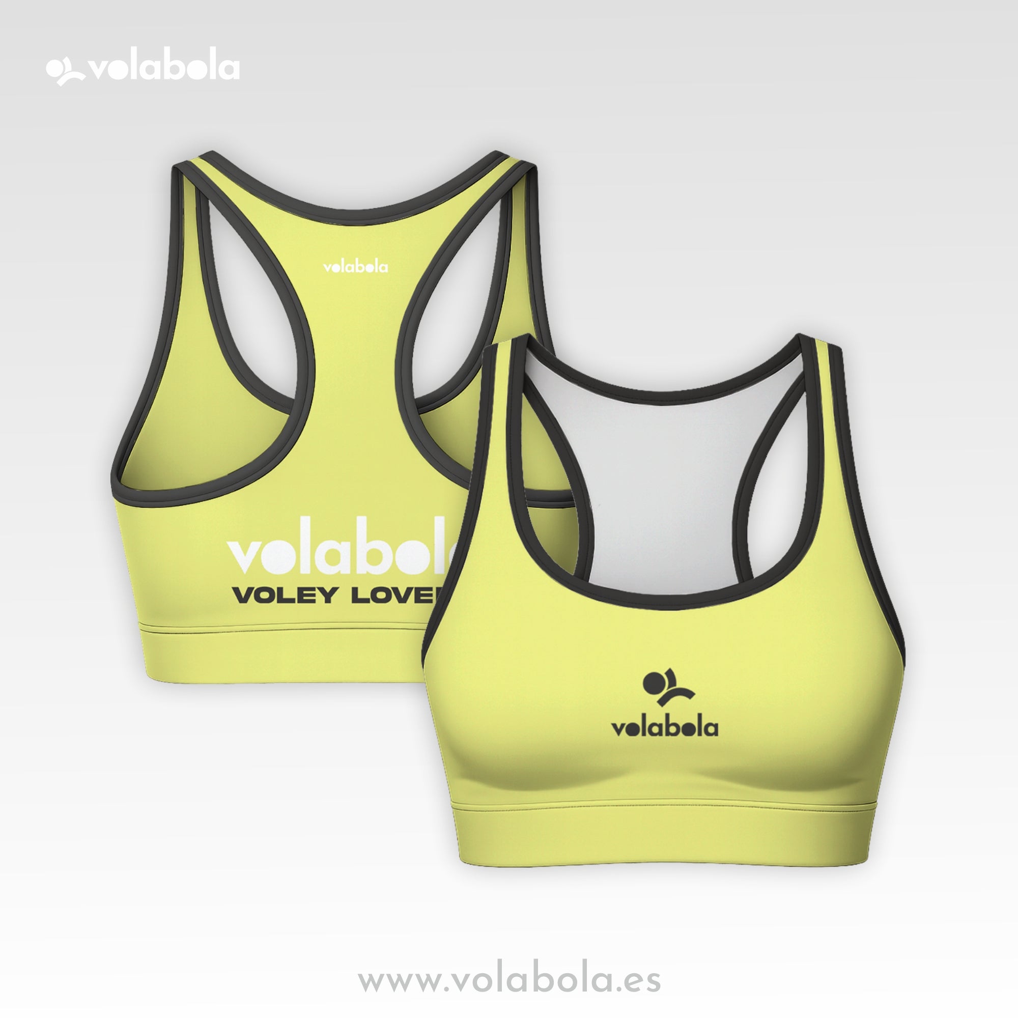 Top Bikini Clásico Pro Volley – Neon Collection