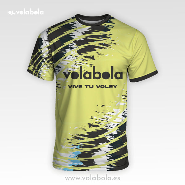 Camiseta Manga Corta Pro Volley Hombre – Neon Collection
