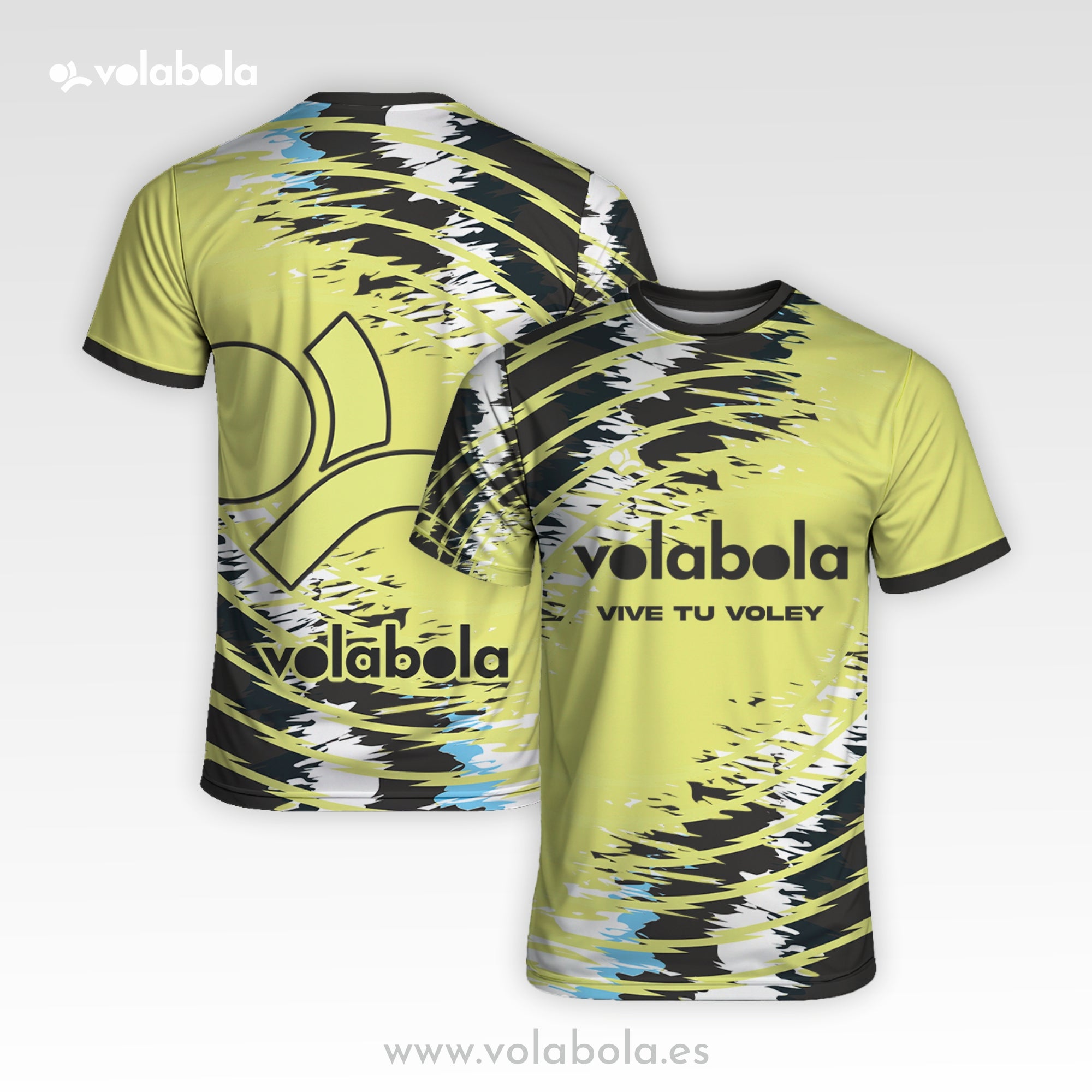 Camiseta Manga Corta Pro Volley Hombre – Neon Collection