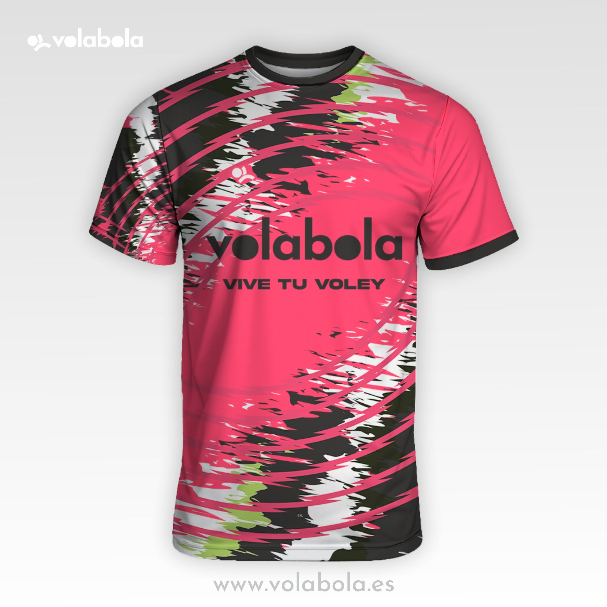 Camiseta Manga Corta Pro Volley Hombre – Neon Collection