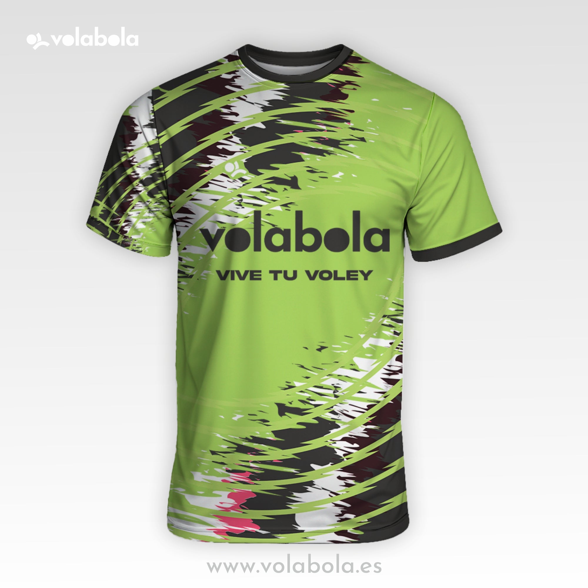 Camiseta Manga Corta Pro Volley Hombre – Neon Collection