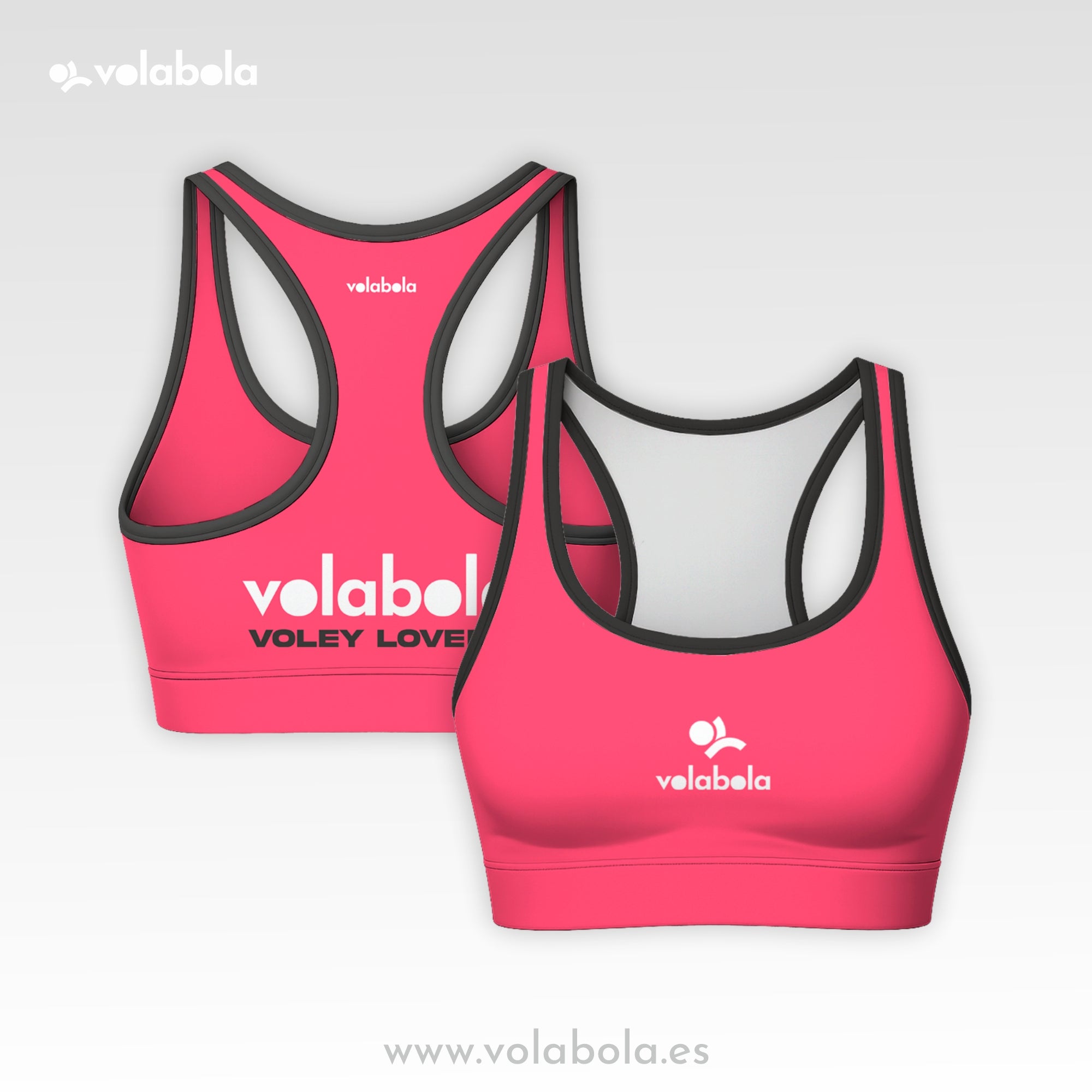 Top Bikini Clásico Pro Volley – Neon Collection