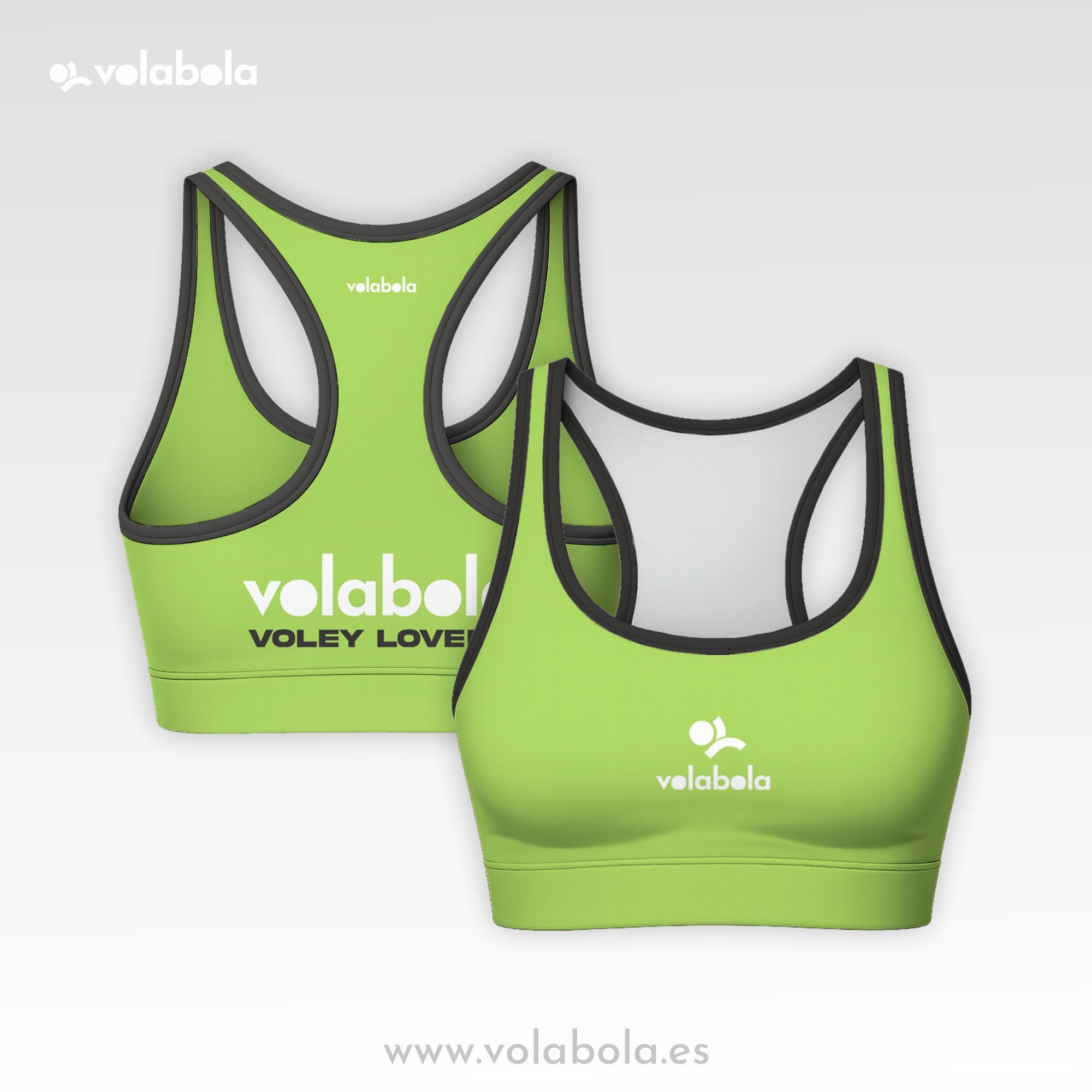Top Bikini Clásico Pro Volley – Neon Collection