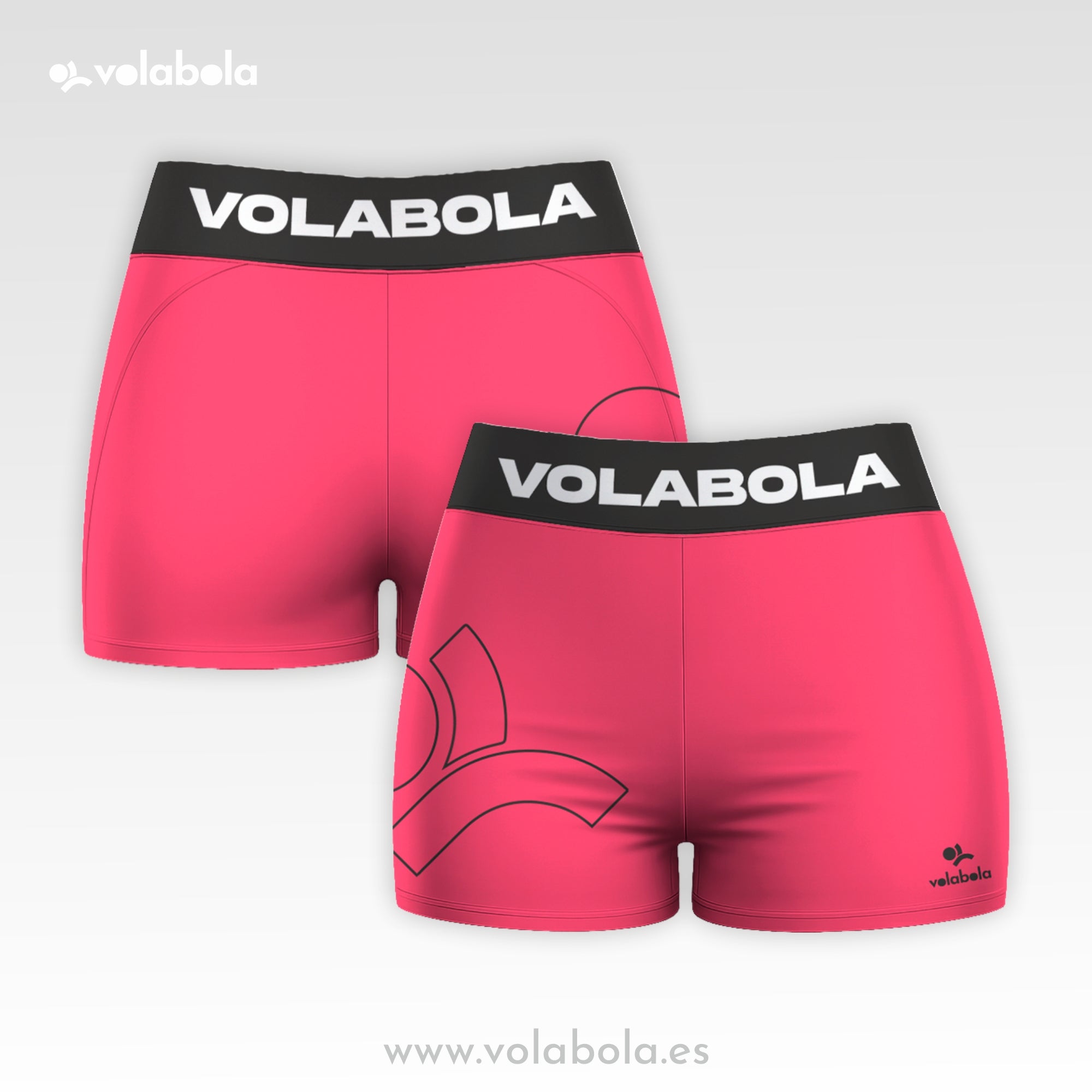 Malla Corta Pro Volley - Neon collection inverted