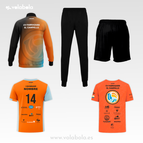 Pack Completo Primaria Benjamín/Alevín Masculino CV Fabraquer El Campello
