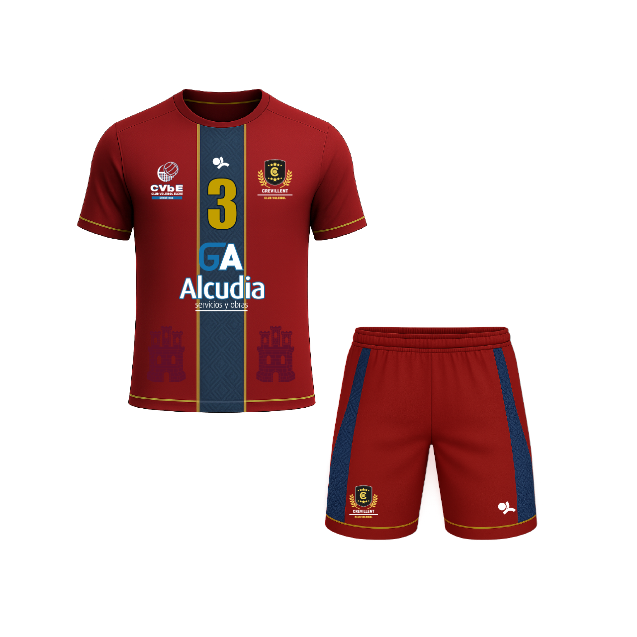 Pack Camiseta + Pantalón VOLEIBOL CREVILLENTE 25/26