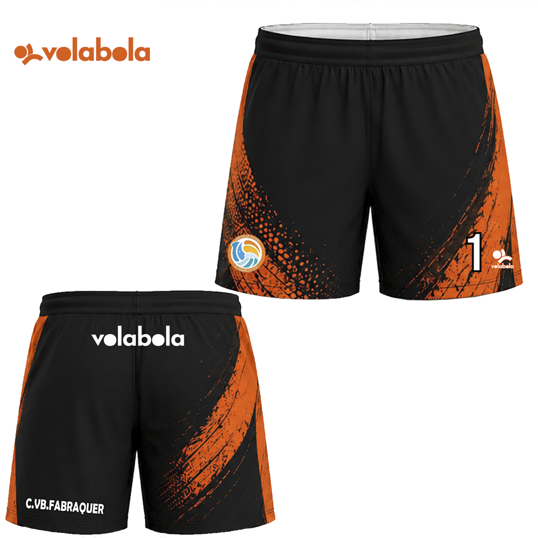 Pantalón Corto Juego 2026 Negro CV Fabraquer El Campello