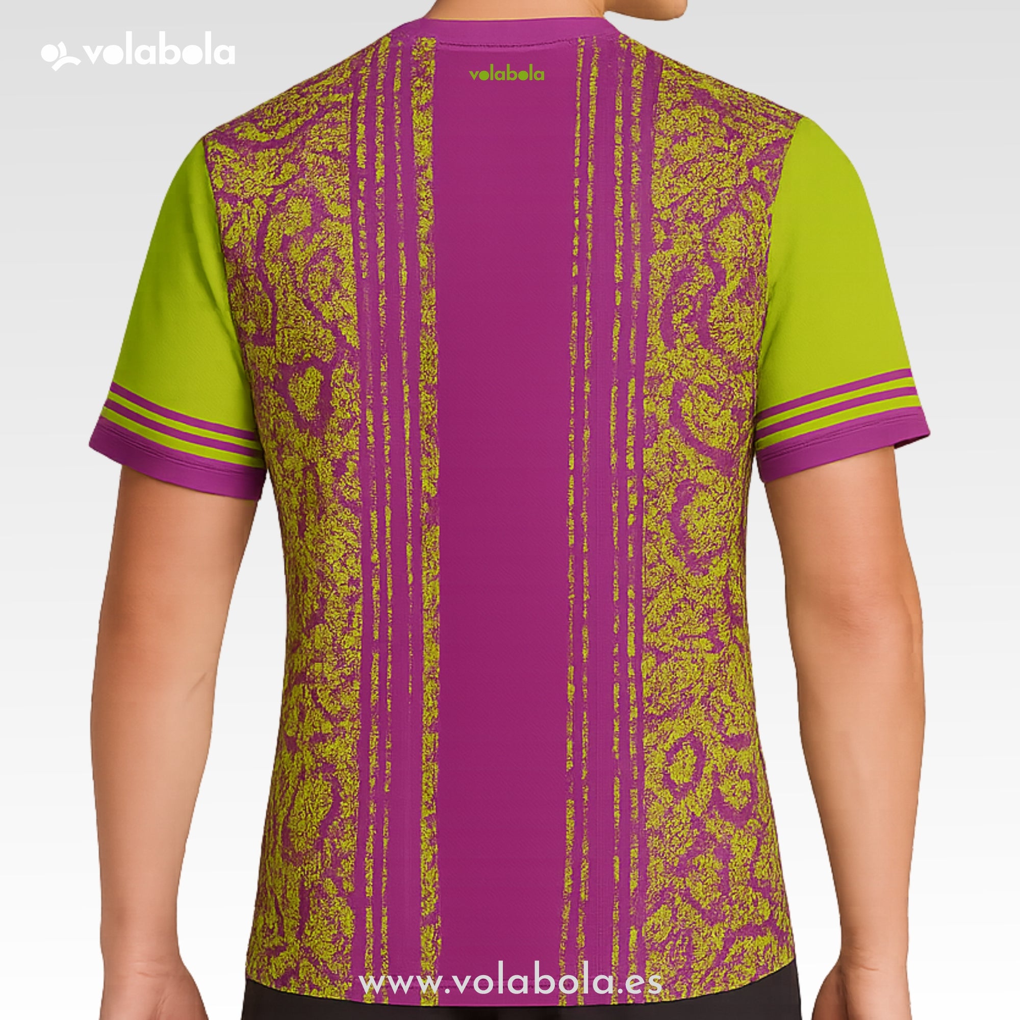 Camiseta técnica voleibol manga corta unisex – Snake Lines