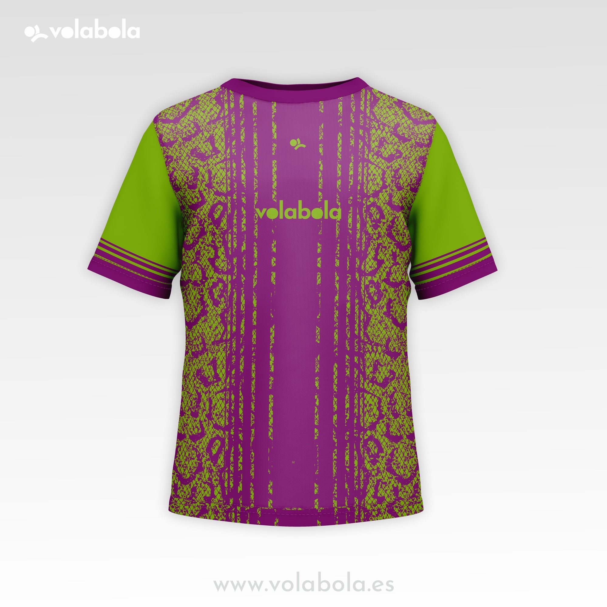 Camiseta técnica voleibol manga corta unisex – Snake Lines