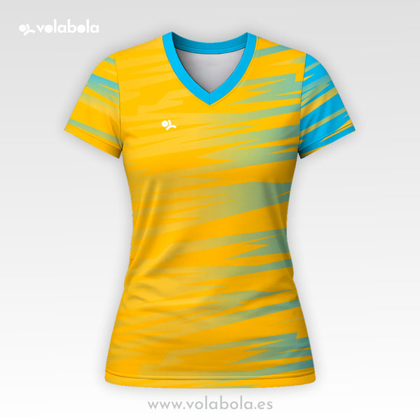 Camiseta Manga Corta Pro Volley Mujer – Stripped