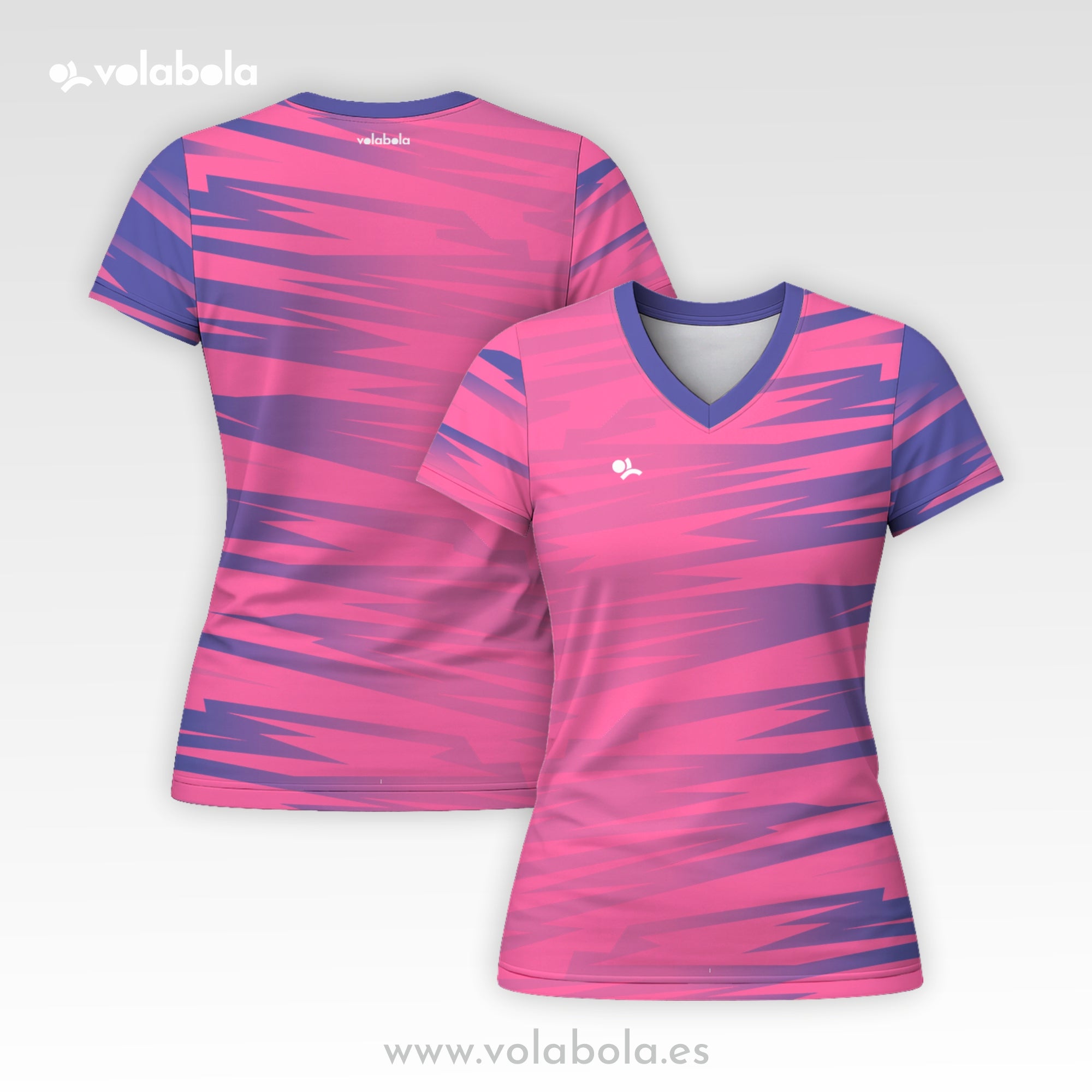 Camiseta Manga Corta Pro Volley Mujer – Stripped
