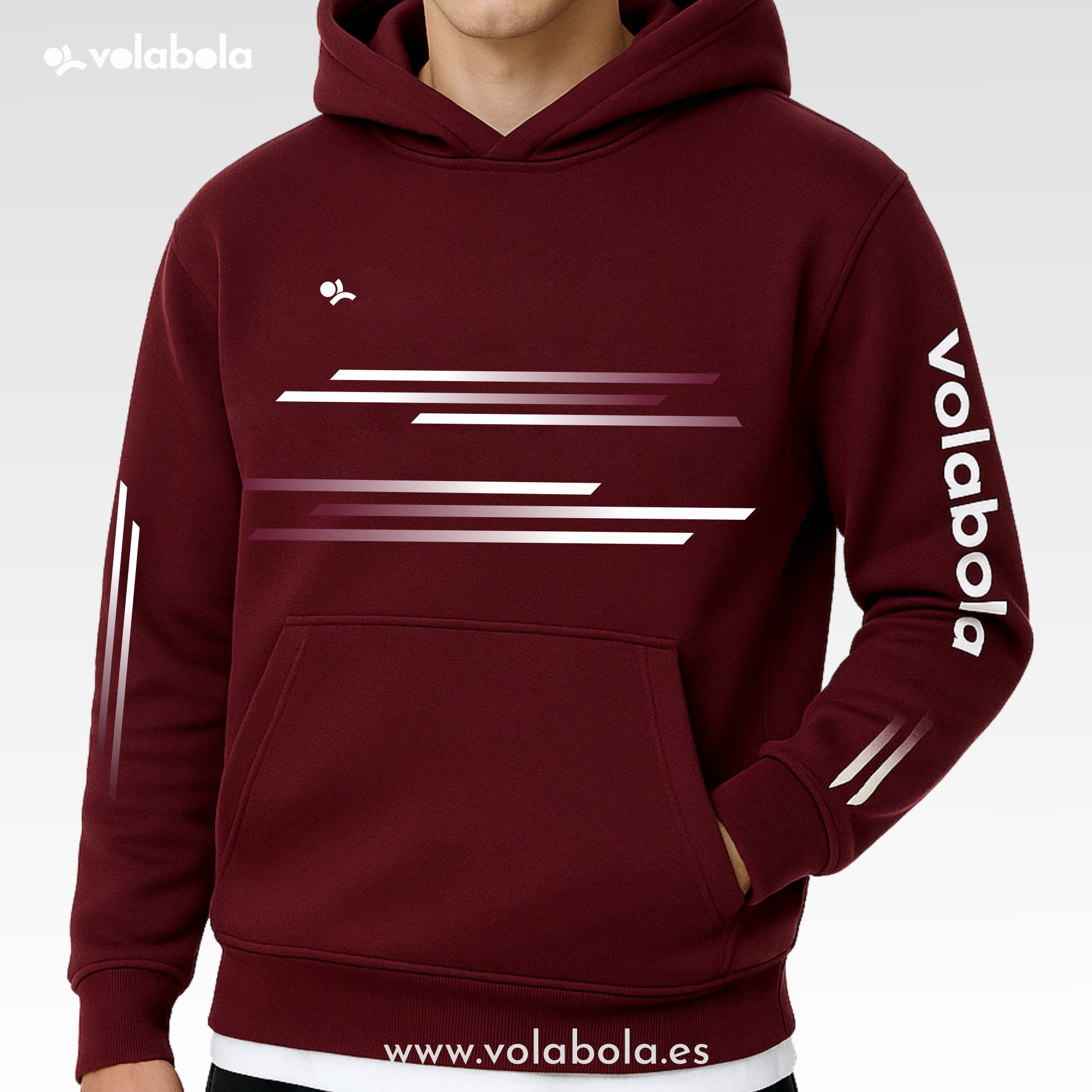 Sudadera con capucha unisex - Crimson Motion