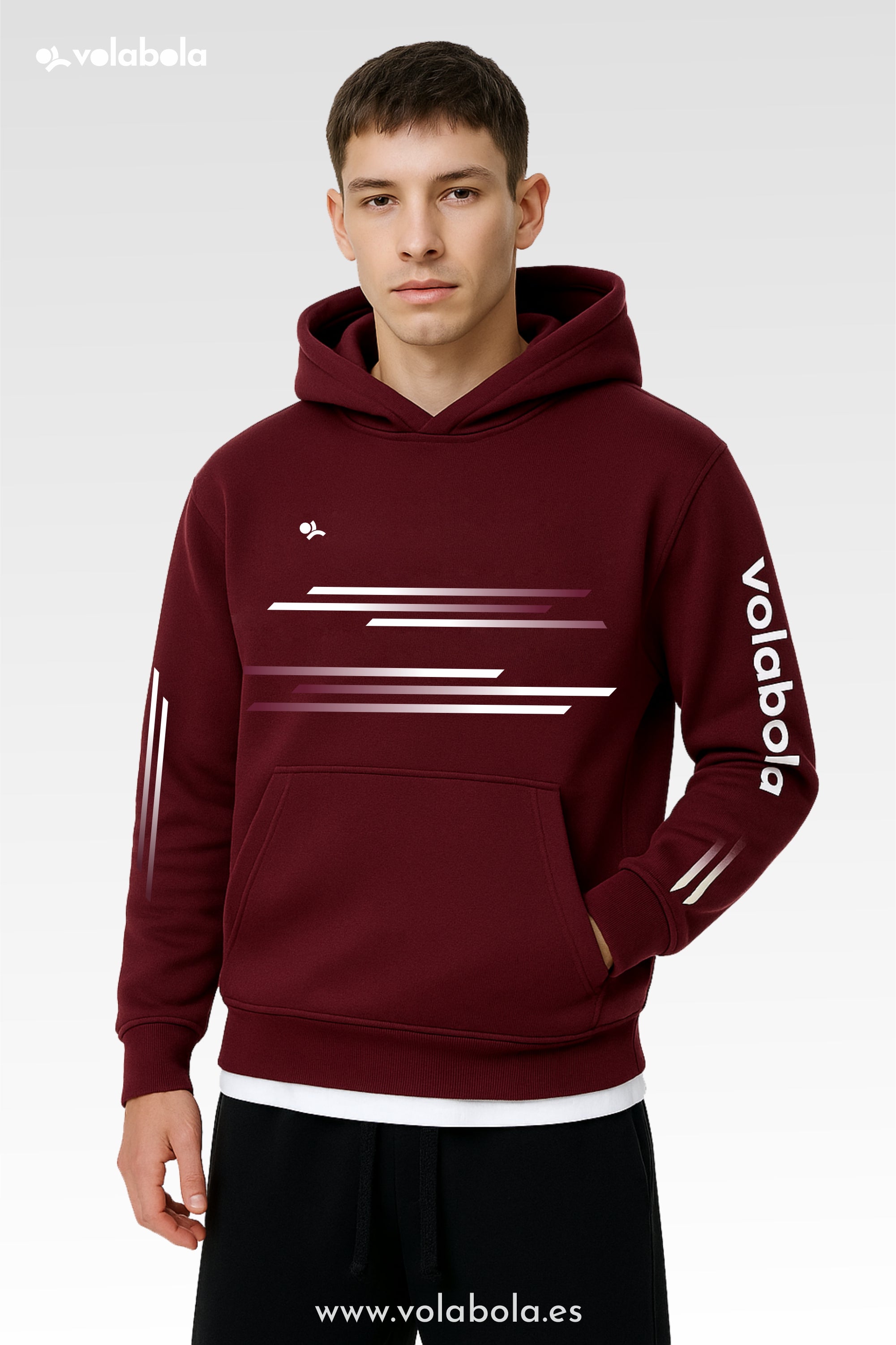 Sudadera con capucha unisex - Crimson Motion
